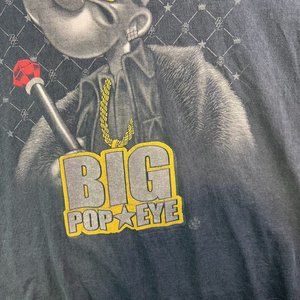 2008 Popeye Notorious BIG Hip Hop Rap T shirt y2k